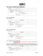 Preview for 23 page of MRC MRL3 15 Technical Reference Manual