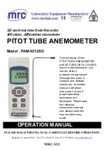 MRC PAM-9212SD Operation Manual preview