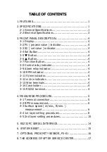 Preview for 3 page of MRC PDT-2250 Operation Manual