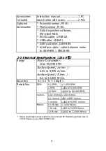 Preview for 6 page of MRC PDT-2250 Operation Manual