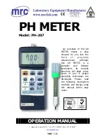 MRC PH-207 Operation Manual preview