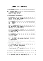 Preview for 3 page of MRC PHT-3109 Operation Manual