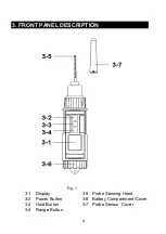 Предварительный просмотр 6 страницы MRC PMG-302 Operation Manual