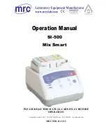 Preview for 1 page of MRC SI-500 Mix Smart Operation Manual