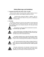 Preview for 3 page of MRC SI-500 Mix Smart Operation Manual