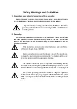 Preview for 3 page of MRC SI-600 Operation Manual