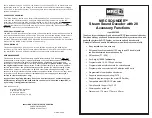 Preview for 1 page of MRC SOUNDER 0001665 Quick Start Manual