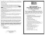 Preview for 1 page of MRC SOUNDER 0001866 Quick Start Manual