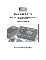 MRC Super Brain 969 Pro Instruction Manual preview