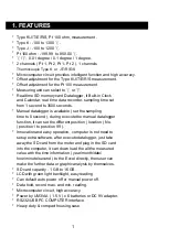 Preview for 3 page of MRC TM-9017SD Operation Manual