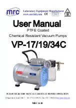 Preview for 1 page of MRC VP-17C User Manual