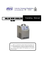 MRC WBL-MINI Operating Manual preview