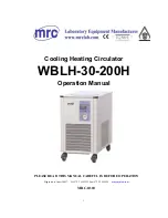 Preview for 1 page of MRC WBLH-30-200H Operation Manual