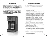 Preview for 2 page of MrCoffee BVMC-PC14 Series User Manual