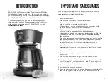 Preview for 2 page of MrCoffee Easy Measure RF SERIES User Manual