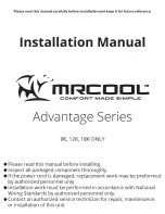 Предварительный просмотр 1 страницы MrCool Advantage 12k Installation Manual