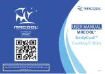 MrCool BodyCool Cooling T-Shirt User Manual предпросмотр