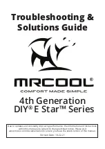 Предварительный просмотр 1 страницы MrCool DIY E Star Series Troubleshooting Manual