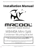 Предварительный просмотр 1 страницы MrCool MB440A Installation Manual