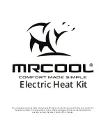 Предварительный просмотр 8 страницы MrCool MHK U Series Owners & Installation Manual