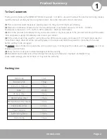 Preview for 3 page of MrCool MTW04RO Owners & Installation Manual