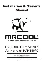 Предварительный просмотр 1 страницы MrCool PRODIRECT Series Installation & Owner'S Manual