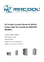 MrCool U-match MDUI18024 Service Manual preview