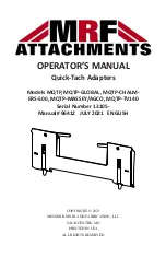 MRF 13105 Operator'S Manual preview