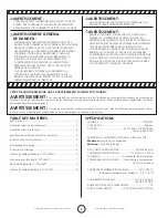 Preview for 9 page of MrHeater 170QFAVT Operating Instructions And Owner'S Manual