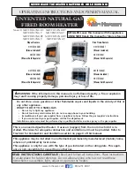 MrHeater MHVFBF20NGBT Operating Instructions And Owner'S Manual предпросмотр