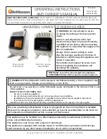 Предварительный просмотр 1 страницы MrHeater MHVFDF10BF Operating Instructions And Owner'S Manual