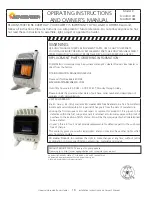 Предварительный просмотр 14 страницы MrHeater MHVFDF10BF Operating Instructions And Owner'S Manual