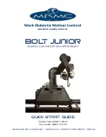 MRMC Bolt Junior Quick Start Manual preview