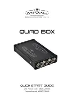 MRMC MRMC-1120-02 Quick Start Manual предпросмотр