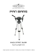 Предварительный просмотр 1 страницы MRMC Pan Bars Quick Start Manual