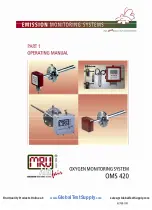 mru OMS 420 Operating Manual предпросмотр