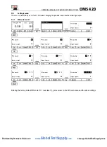 Preview for 21 page of mru OMS 420 Operating Manual