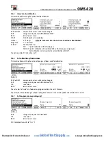 Preview for 23 page of mru OMS 420 Operating Manual