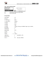 Preview for 25 page of mru OMS 420 Operating Manual