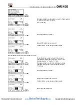 Preview for 35 page of mru OMS 420 Operating Manual