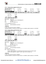 Preview for 37 page of mru OMS 420 Operating Manual