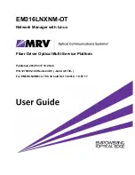 Предварительный просмотр 1 страницы MRV Communications EM316LNXNM-OT User Manual