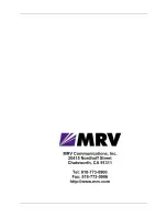 Предварительный просмотр 181 страницы MRV Communications EM316LNXNM-OT User Manual