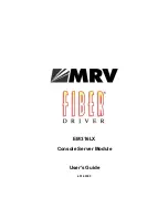 MRV Communications Fiber Driver EM316LX User Manual предпросмотр