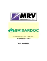 MRV Communications MR2326-S4C Installation Manual предпросмотр