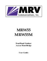 MRV Communications MRW55 User Manual предпросмотр