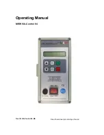 Preview for 1 page of MRW Vib-Control 04 Operating Manual