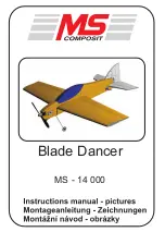 Предварительный просмотр 1 страницы MS Composit BladeDancer MS-14 000 Instruction Manual