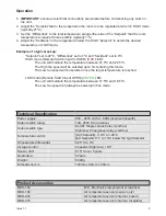 Preview for 5 page of MS Electronics E810/M2S Product Manual