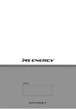 Preview for 264 page of MS ENERGY C-Vibe Instruction Manual